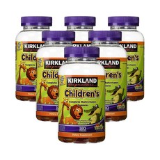 커클랜드 [6개 SET] 어린이용 멀티 비타민 160정 (구미) Kirkland Childrens Complete Multicitamin 160gummies, 1개