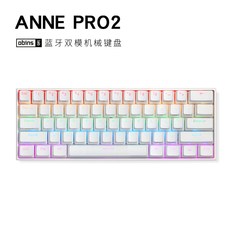 Anne Pro2 앤프로2 조용한 저소음 기계식 키보드 블루투스 무선 백라이트, 상세이페이지 참고, 상세이페이지 참고, 체리 블랙 레드 샤프트