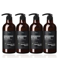 띵코 어성초 아이스 쿨 샴푸 750ml 4개 모발 두피 힐링 케어, 단품