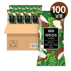 100봉 하루견과 감성시장 브라질넛 호두 아몬드 헤이즐넛 대용량 데일리 믹스넛츠(520434), 상세설명 참조
