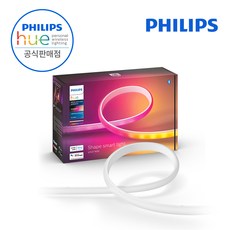 [ PHILIPS 코리아 공식판매점 ] 필립스 휴 HUE 그라디언트 라이트스트립 엠비언스 2M 블루투스 지원, 필립스 휴 그라디언트 라이트스트립 2M