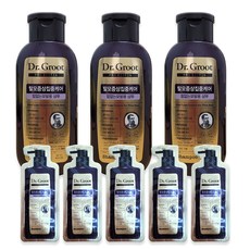 닥터그루트 프로비오틴 힘없는 모발용 샴푸 190mlx3 [총 570ml ] +파우치 2장 증정+추가 파우치 5장 추가증정, 190mlx3 총 570ml