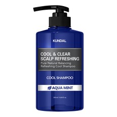 쿤달 리프레싱 쿨 샴푸 아쿠아민트향, 500ml, 1개