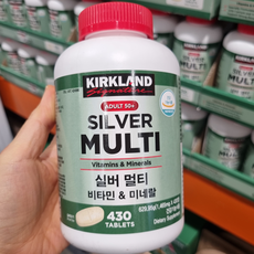 커클랜드 시그니춰 실버 멀티 비타민 앤 미네랄 1 465mg X 430정 코스트코