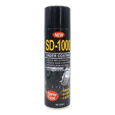 SD-1000 차량용 언더코팅제 스프레이 550ml/하체방음 코팅제, 검정