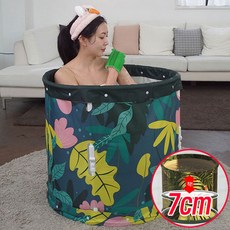 4만개돌파! 1초 원터치 접이식욕조사우나 국내유일 정식수입 독점 정품 가정용 접이식 1인욕조 원룸 반신욕조, 해저 스타일