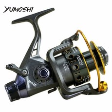 Yumoshi 3000 6000 금속 스피닝 낚시 릴 10 1bb 바닷물 잉어 낚시 릴 전면 및 후면 브레이크 속도 CMG, 4000 시리즈