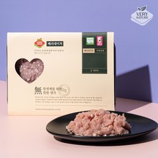 베리네이처 무항생제 돼지 안심 다짐육 아이용 이유식돼지고기 500g 1등급 [냉장], 돼지 안심 다짐육50gX6구(1번다짐)300g