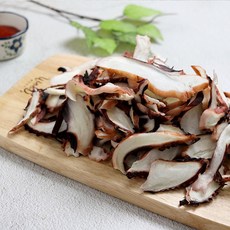 가문어 슬라이스 / 오족 장족 대왕오징어 다리 동전 족살 망족 통족, 1팩, 500g