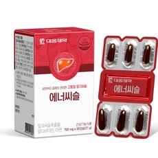 대웅제약 에너씨슬 밀크씨슬 간영양제, 30개입, 17개