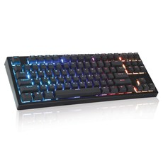 콕스 엔데버 텐키리스 RGB PBT 방수 무접점 키보드 35g, 블랙, ENDEAVOUR
