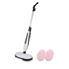한경희생활과학 스팀 청소기 겸용 전기 바닥 청소기 AM-7500WG + 패드 4개입 세트, 화이트