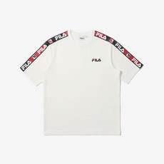 휠라 로고 테잎 반팔 티셔츠 FS2RSD2185X