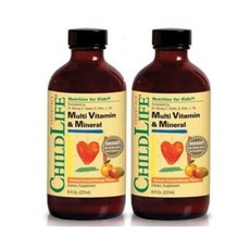 ChildLife Multi Vitamin Mineral 차일드라이프 키즈 액상 멀티비타민 237ml 2병, 1개, 기본