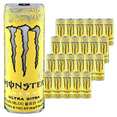몬스터 에너지 시트라 355ml x 24캔, 몬스터 에너지 시트라 355ml x 2