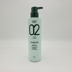 아모스 녹차실감 촉촉한 타입 중건성 샴푸 탈모샴푸, 500g, 3개