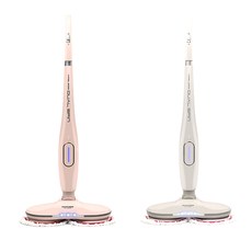 [휴스톰] 듀얼스핀 무선 물걸레 청소기, 핑크, HS-10500G