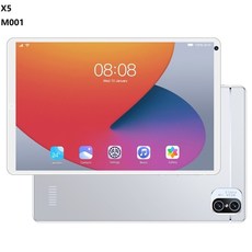 8.1 인치 태블릿 pc x5 8000mah dual sim google play android 12 패드 wifi gobal 버전 6gb 128gb 노트북 mt6762 gps, 언어 키보드, 하얀, 영국