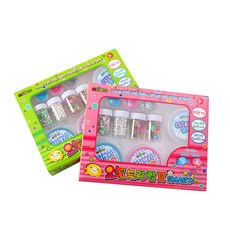 MYTOYS 요술 슬라임 3 SMART 연두색 + 핑크색 실속형 세트, 혼합색상, 1세트