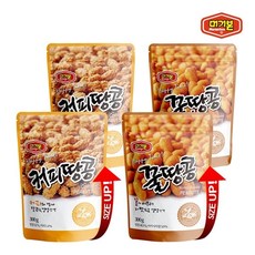 머거본 견과류 간식 안주 커피땅콩 300g x2 +꿀땅콩 300g x2, 선택/단일상품