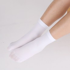 제이앤제이 투인원 자수타이즈화이트(발레양말만)