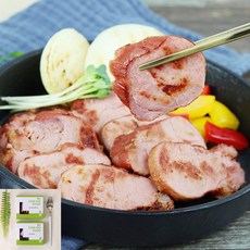 훈연 바베큐 국내산 돼지 안심 100gX3팩 건강간식 고단백 운동식 밀키트, 기본맛 100g 3팩