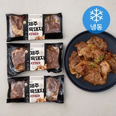 백록담포크 제주흑돼지 양념구이(냉동), 300g, 3팩