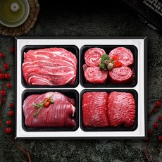[名品횡성청정한우]횡성한우 하늬브로 정육세트6호(2.4kg), 단품