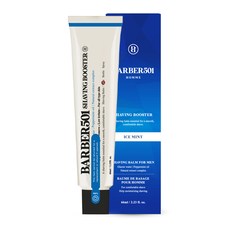 바버501 쉐이빙부스터 면도크림 아이스민트, 66ml, 1개
