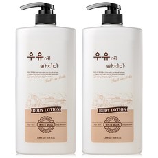 우유에빠지다 대용량 고보습 바디로션 화이트머스크향, 1000ml, 2개