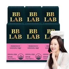 뉴트리원 질 유래 특허 유산균 비비랩 고현정 2중 복합기능성 7종 혼합유산균 아연, 6통(6개월분)