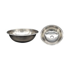 두진바스 300mm 간이 스테인리스 스텐 세면기 볼 세면대볼 스텐볼, 1개