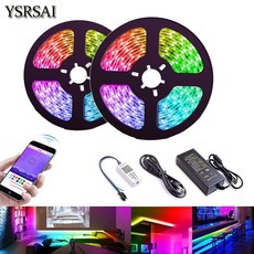 LED 스트립 조명 12V 10M 드림 컬러 LED 스트립 조명 쫓는 라이트 스트립 풀, 10M 300LED 키트, 방수 IP65, 미국 플러그