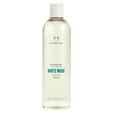 더바디샵 화이트 머스크 섬츄어스 실크 샤워젤, 400ml, 1개