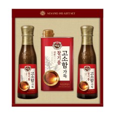 백설 고소함 가득 참기름 2호 + 쇼핑백, 1세트