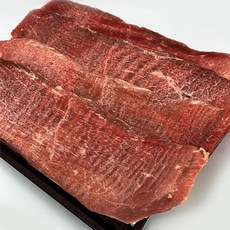 [쭌미트] 호주산 소고기 홍두깨살 육포 1kg 진공포장 (생고기 냉동육), 1kg(1팩), 6mm