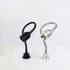 레일등 유연한 호스 30 cm 긴 표면 탑재 3 w 작은 led 자리 조명 보석 쇼케이스 램프 빛 10 pcs, WHITE