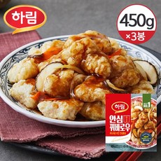 [퀴클리몰] 하림 안심 꿔바로우 450g, 3개