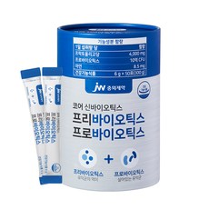 JW중외제약 코어 신바이오틱스 프리바이오틱스 프로바이오틱스, 6g, 50개입