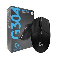 로지텍 LIGHTSPEED 무선 게이밍 마우스 G304, 블랙