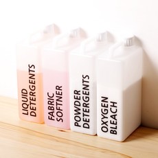 로맨틱노벰버 사각 세제 소분용기 1L LIQUID DETERGENTS, 1개입, 1개