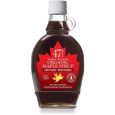 프랑스직구 47 북캐나다 자연유래 메이플 시럽 싱글 소스 그레이드 A 베리 다크 250g, 수량, 상세참조