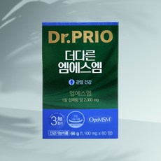 닥터프리오 더다른 MSM 식이유황 2 000mg 영양제 60정 _ 관절 연골 건강관리 부모님선물, 단품