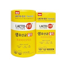 종근당건강 락토핏 5X 생유산균 골드 50포+30포증정용, 1세트