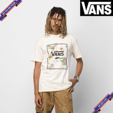 [미국정품] 반스 남성 티셔츠 Classic Print Box T-Shirt - Antique White/Desert 747757