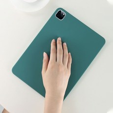 하푼 아이패드 프로 3세대 11 플레인 백커버 실리콘 케이스, 아이패드 프로3세대 11:베이비핑크