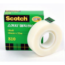 쓰리엠 스카치 매직테이프 리필 810 18mm x 32m, 혼합 색상, 26개