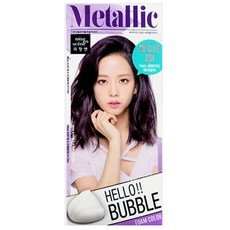 미쟝센 헬로버블 버블폼 염색약 7MR 메탈릭 애쉬, 1개