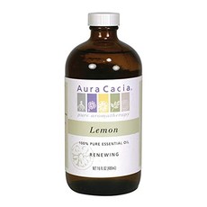 아우라카시아 퓨어 에센셜 오일, 473ml, Renewing Lemon