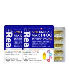더리얼 알티지오메가3 맥스 1400, 84g, 2박스